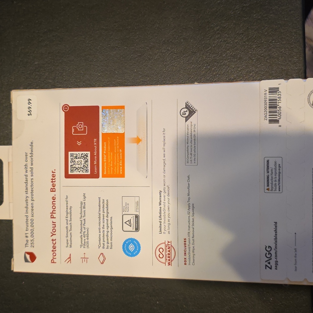 ZAGG Screen Protector - Picture 2 of 4